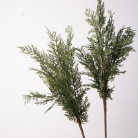 Plantes vertes artificielles de haute qualité, branche de 70 cm, branche d'aiguilles de pin artificielle pour la décoration de Noël, de la maison et des fêtes
