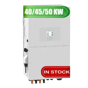 德业SUN-50K-SG01HP3-EU 30KW 40KW 50KW商用高压混合逆变器三相30KW串太阳能逆变器