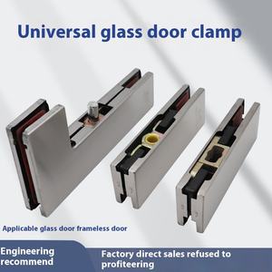 <span class=keywords><strong>Clip</strong></span> moderne de porte à ressort de sol sans cadre en acier inoxydable <span class=keywords><strong>pour</strong></span> portes en <span class=keywords><strong>verre</strong></span> Opération facile <span class=keywords><strong>pour</strong></span> hôtels et maisons - Product Image 3