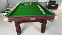 Prix d'Usine Table de Billard de 9 Pieds en Bois Massif et Marbre, Table de Pool À Vendre