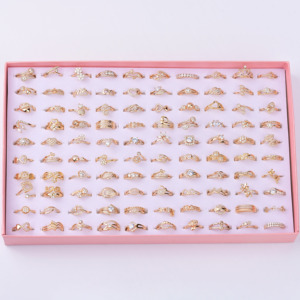 Anelli da Matrimonio Placcati in Oro 18K Autentico, Personalizzabili, Vendita all'Ingrosso per Donne, Anillos De Oro 18K - Product Image 5