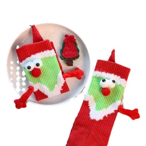 Calcetines Navideños para Pareja, Medias de Algodón hasta la Pantorrilla con Cierre Magnético, Calcetines Térmicos de Invierno para Mujer - Product Image 5