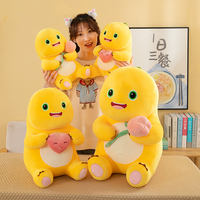 Peluches de dragon au lait de 35 cm, 55 cm, 70 cm, fabrication de jouets en peluche personnalisés, jouets en peluche en coton PP, jouets en peluche pour enfants de Noël