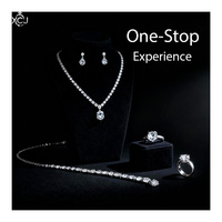 Ensemble de bijoux INS cinq trèfles en cinq pièces plaqué or, collier, bracelet, boucles d'oreilles, bijoux fantaisie pour femme, argent noir, transfrontalier