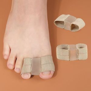 <b>Toe</b> <b>Separator</b> Double Ring Design Elastic Bamboo Weaving Comfortable Bunion Corrector Hallux Valgus Relief - Product Image 2