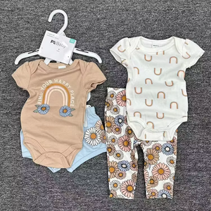 Desain Pakaian Bayi Rajut Lembut dari Katun, Baju Bayi, Bodysuit 2024, Romper Murah, Dikirim Acak, Rompi - Product Image 3