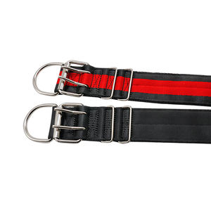 Solidwood kerah anjing nilon lebar 50mm disesuaikan untuk Pitbulls pita Breakaway tahan lama tali warna-warni pabrikan disesuaikan - Product Image 6