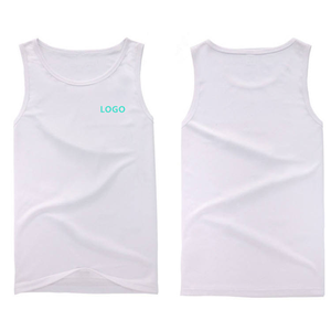Wholesale Custom Logo Casual Vest Gym Tank Top 100% Cotton Breathable Sport Workout <b>Singlet</b> <b>Men</b> Cotton tank top Sleeveless shirt - Product Image 5