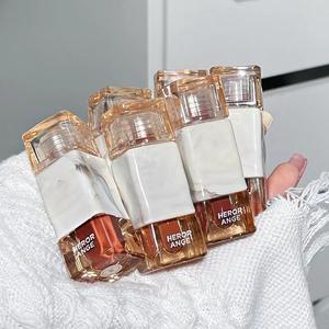 Herorange แสงน้ำค้างกระจกเคลือบริมฝีปากไม่ติดง่ายถ้วยไทยกาแฟนมน้ำคริสตัลเจลลี่สีแดงลิปกลอสสาว - Product Image 1