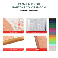 Offre Spéciale : Bible Portugaise Personnalisée avec Couverture en Cuir, Pages Intérieures Imprimées en Couleur, Logo Estampé à Chaud et Reliure Dorée