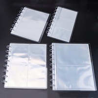 Effacer Discbound Album Feuille Protecteur Disques Reliure 20 Feuilles Page Intérieure En Plastique Manchons De Protection Organisateur
