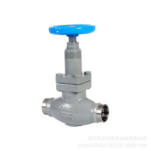 วาล์วหยุดการไหลแบบเหล็กหล่อ Liyongda DN15-DN200 แบบตรง สำหรับท่อส่งแอมโมเนียและฟลูออไรด์ - Product Image 1