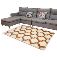 Tapis rose moelleux, fournisseur d'usine, livraison rapide, tapis shaggy mignon, tapis ultra doux, tapis en fausse fourrure