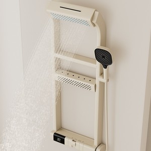 シャワーミキサー2025バスルーム用,最新デザイン高級多機能ピアノキー滝雨 - Product Image 2