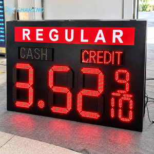 <span class=keywords><strong>Panneau</strong></span> d'affichage numérique personnalisé pour prix <span class=keywords><strong>de</strong></span> carburant LED extérieur, norme américaine, pour station-service - Product Image 3