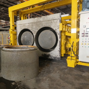 Máquina de Producción de Hormigón Prefabricado en Sitio |   Tubería de Hormigón Móvil y de Alta Eficiencia, Caja de Hormigón, Drenaje en U - Product Image 1