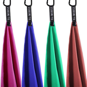 Toalla de playa y Deporte de microfibra de alta calidad de secado rápido y venta caliente con etiqueta colgante tejida - Product Image 6