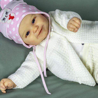 Kit de poupée Reborn Bébé Reborn 24 pouces, Kit de poupée Reborn Maddie en vinyle non peint, pièces de poupée inachevées, kit de poupée vierge à faire soi-même