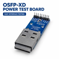 Module optique 1.6T pour tests de burn-in et de vieillissement, et lecture de données I2C sur carte de test d'alimentation OSFP-XD, 3.3V DC 2A, conception conforme MSA
