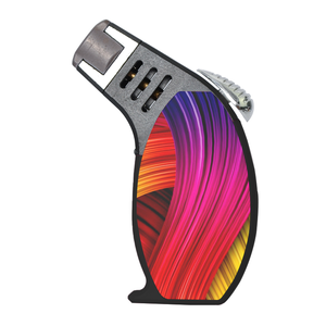 Nouveau à la mode de haute qualité Logos personnalisés mentaux Cigarettes coupe-vent puissant Jet flamme gaz torche inclinée briquet pour BBQ mode - Product Image 3