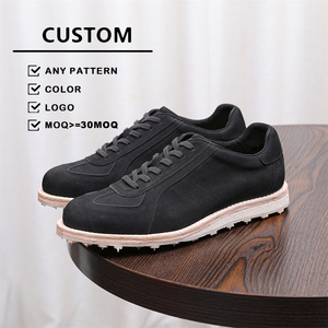 Chaussures Derby décontractées pour hommes <span class=keywords><strong>de</strong></span> style <span class=keywords><strong>vintage</strong></span> en cuir <span class=keywords><strong>de</strong></span> vachette, semelles en caoutchouc antidérapantes, chaussures <span class=keywords><strong>de</strong></span> <span class=keywords><strong>golf</strong></span> respirantes - Product Image 4