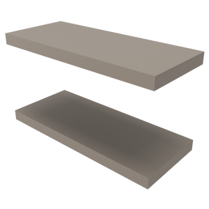 Floating Shelf Dallas Taupe <b>Wall</b> Mount Living Room <b>Display</b> Shelf - Product Image 6
