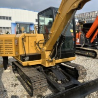 Excavatrice d'occasion fiable CAT 305.5 CAT 305.5E, mini-pelle hydraulique sur chenilles de 5 tonnes pour travaux de terrassement, en stock