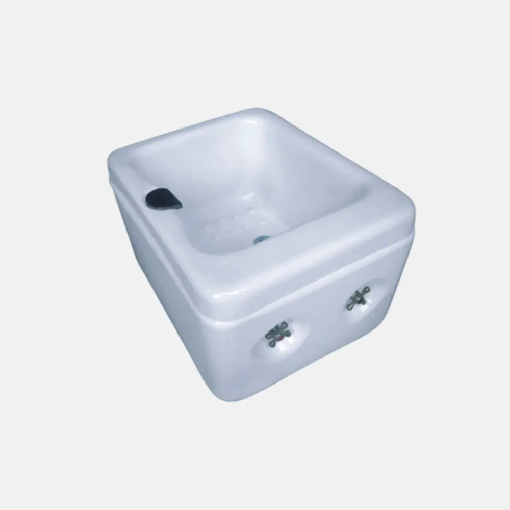 Foshan produttore acrilico uso domestico secchio quadrato per pediluvio lavabo per Pedicure personalizzato all'ingrosso