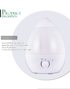 Venta al por mayor de fábrica, aire doméstico, agua, niebla fría, difusor de <span class=keywords><strong>Aroma</strong></span> ultrasónico eléctrico, humidificador para habitación de bebé - Product Image 5