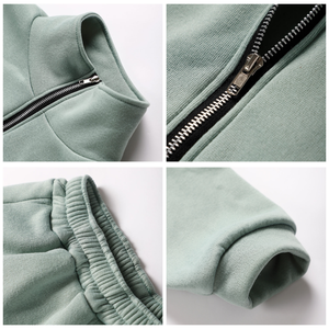 TANK314 Ensemble de vêtements de sport 3 pièces pour femmes Vêtements de sport en polaire respirante Motif solide Imprimé Sports Femmes pour l'automne - Product Image 4