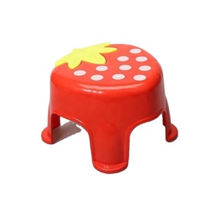 <strong>Small</strong> Size Strawberry Shape Children Chair Plastic <strong>Step</strong> <strong>Stool</strong> for Kids - Product Image 5