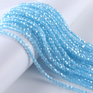 85 pièces / Fil, Nouvelles Couleurs, Perles en Verre Bicones de 4 mm, Perles en Cristal de Haute Qualité pour la Fabrication de Bijoux - Product Image 2
