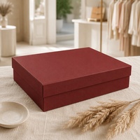 Boîte cadeau rigide avec impression personnalisée pour cadeaux de luxe, boîte à deux pièces avec couvercle et base, avec option de doublure personnalisée, vente en gros directe d'usine