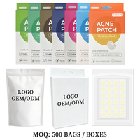 Nouveauté Patchs d'acné hydrocolloïdes transparents Emballage personnalisé avec logo Cicatrisation des boutons et imperfections du visage Tous types de peau Vente en gros