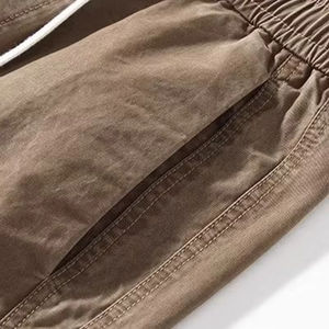 Pantalon cargo pour homme, taille plus, jambe droite, pantalon en coton pour homme, jambe droite, W54, taxe américaine incluse - Product Image 4