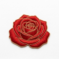 Appliques en dentelle 3D faites à la main sur mesure avec formes multiples (fleur incluse) pour robes de mariée et projets de couture