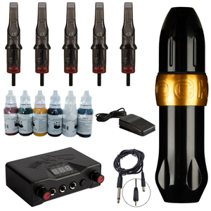 Kits de tatuaje ajustables para <span class=keywords><strong>principiantes</strong></span>, Kit de máquina de tatuaje para máquina de arte corporal, novedad - Product Image 1