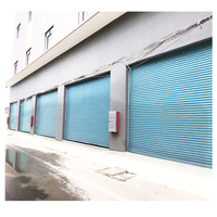 Volet roulant en acier ignifuge 3 heures pour usine électrique, porte manuelle en acier à enroulement, solide et sécurisée