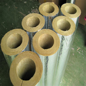 Section de tuyau en laine de roche isolante industrielle de haute qualité - Product Image 2