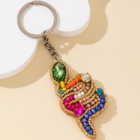 Porte-clés de sac et breloques de sac serpentines colorées, ajourées et légères, bijoux fantaisie pour séances photo