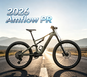 Bicicleta Eléctrica de Montaña Amflow PR Carbon Mid Drive 2026, 1500W, Ligera, de Fibra de Carbono, con Frenos de Disco Hidráulicos, Superventas - Product Image 5