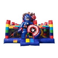 Nouveau design, prix d'usine, combo gonflable, aire de jeux extérieure pour enfants, jeu de dessin animé, château gonflable pour la location