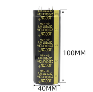 Condensador electrolítico de audio <span class=keywords><strong>63V</strong></span> 3300UF <span class=keywords><strong>4700UF</strong></span> 6800UF 10000UF 12000UF 15000UF 22000UF ESR bajo para amplificador Hifi - Product Image 2