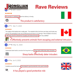 Alambre de Púas Galvanizado de Bajo Precio, Calibre 12.5, 2 Hilos, 500M, Alambre de Púas Tensile - Product Image 6