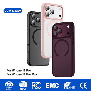 เคสโทรศัพท์สำหรับ iPhone 18 ซีรีส์ ดีไซน์หรูหราแบบด้าน ผลิตจาก TPU ที่สัมผัสนุ่ม ป้องกันน้ำมันและกันกระแทก รองรับ OEM/ODM - Product Image 1