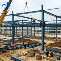 Structure en acier pour petit entrepôt, centre commercial, stockage industriel, conception préfabriquée, fournisseur OEM personnalisé