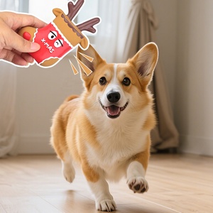 2025 yeni ProductChristmas çorap interaktif Bite lateks diş sağlık köpek köpekler için ses oyuncaklar - Product Image 2
