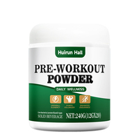 Poudre Pré-Entraînement 12g Bouteille 20 Pack Sans Sucre Peptide de Poisson des Grands Fonds Boost d'Énergie Endurance Force Entraînement