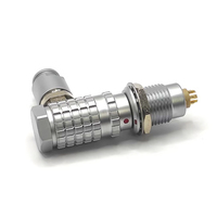 Connecteur circulaire à angle droit FHG série B connecteur coudé 90 degrés FGG/FSG 00 0B 1B 2B 3B connecteur de prise Push Pull