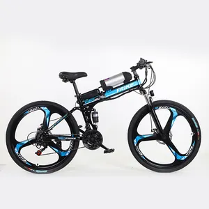 2024 produto quente de fábrica 350 W mtb bicicleta elétrica de alta velocidade elétrica 21 velocidades dobrável ciclo cubo traseiro motor dobrável e bicicleta